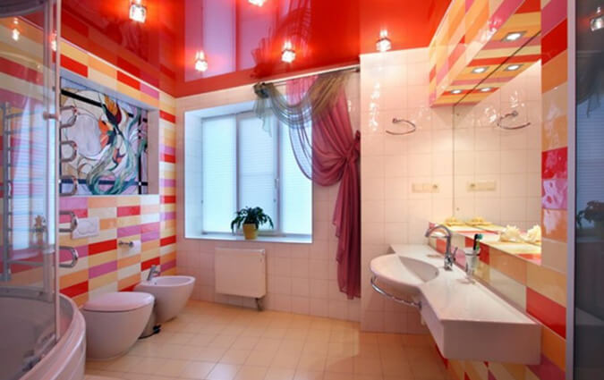 Ванная комнате в доме варианты освещения